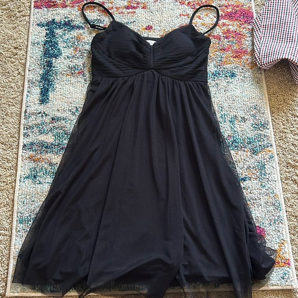 Calvin Klein mini black double lined dress size 2